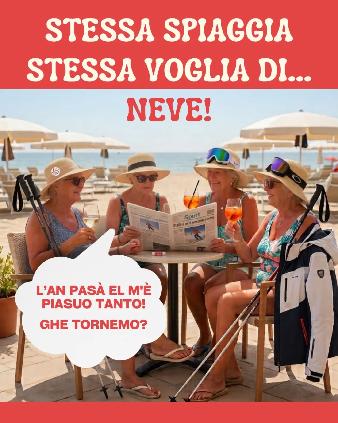 Dalla prova costume alla prova scarpone è un attimo! 

​Vi aspettiamo alla NOTTE...